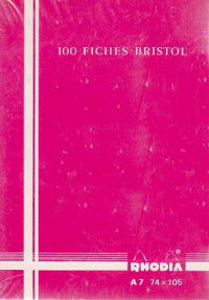 Picture of 100 Fiches Bristol A7