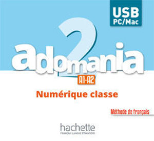 Image de Adomania 2 : Manuel numérique classe enseignant (clé USB)
