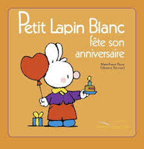Image de Petit Lapin Blanc fête son anniversaire