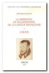 Picture of La deffence et illustration de la langue françoyse - Et L'olive