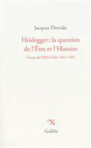 Εικόνα της Heidegger: la question de l'Etre et l'Histoire
