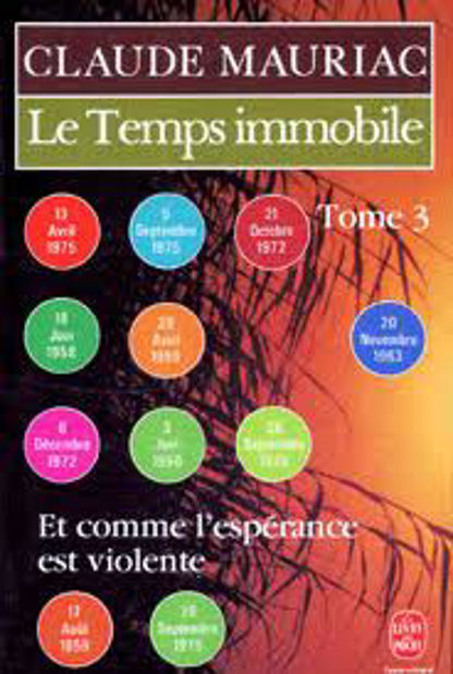 Image de Le Temps immobile. Tome 3: Et comme l'espérance est violente.