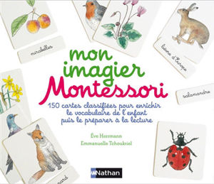 Image de Mon imagier Montessori : 150 cartes classifiées pour enrichir le vocabulaire de l'enfant puis le préparer à la lecture