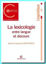 Image de La lexicologie entre langue et discours