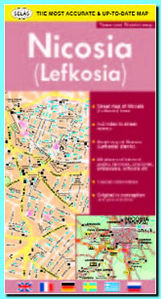 Picture of Nicosia (Lefkosia) - Town and District Map