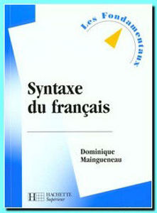 Image de Syntaxe du français