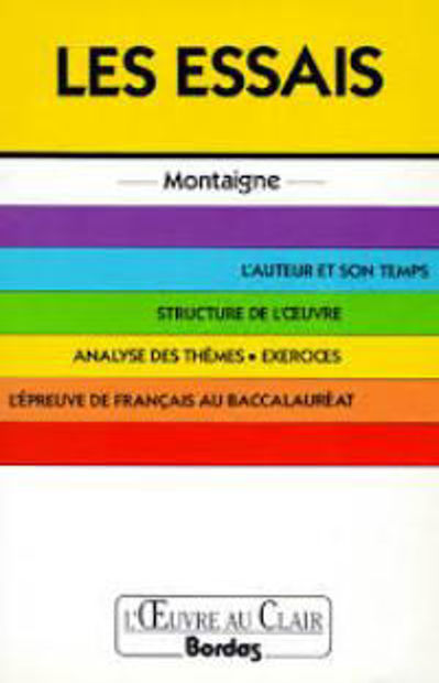 Image de Les Essais. Montaigne.