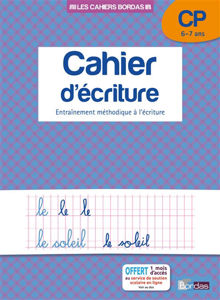 Picture of Cahier d'écriture, CP - 6-7 ans : entraînement méthodique à l'écriture