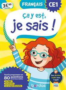 Picture of Ca y est, je sais ! français CE1 : tout le programme en 80 questions incontournables : les règles, les exercices, les corrigés détachables