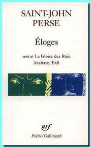 Picture of Eloges suivi de La Gloire des Rois, Anabase, Exil