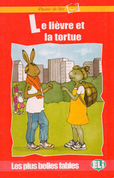 Image de Le lièvre et la tortue - Plaisir de lire - rouge