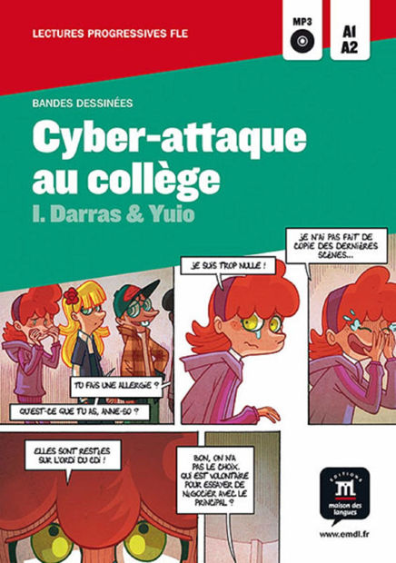 Image de Cyber-attaque au collège (BD-DELF A1)