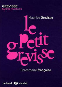 Picture of Le petit Grevisse : grammaire française