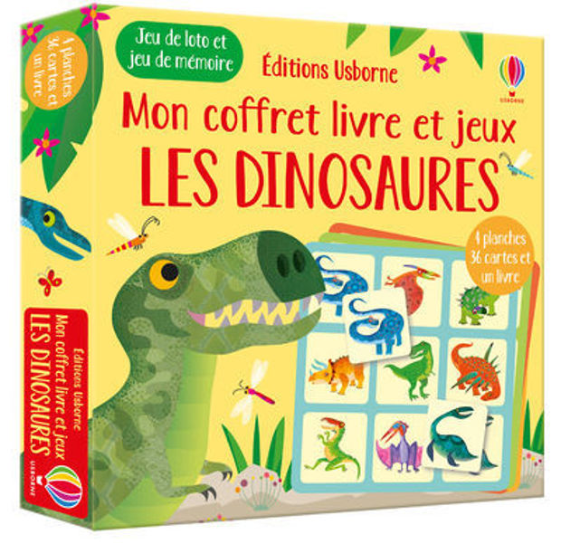 Εικόνα της Les dinosaures - Mon coffret livre et jeux