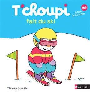 Image de T'choupi fait du ski