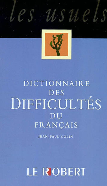 Image de Dictionnaire des difficultés du français