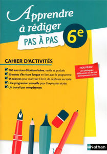 Picture of Apprendre à rédiger pas à pas - 6e - cahier d'activités
