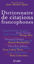Image de Dictionnaire de citations francophones