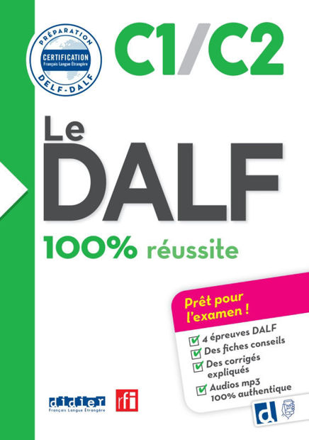 Image de Le DALF C1/C2 100% réussite - édition 2017 - Livre + didierfle.app