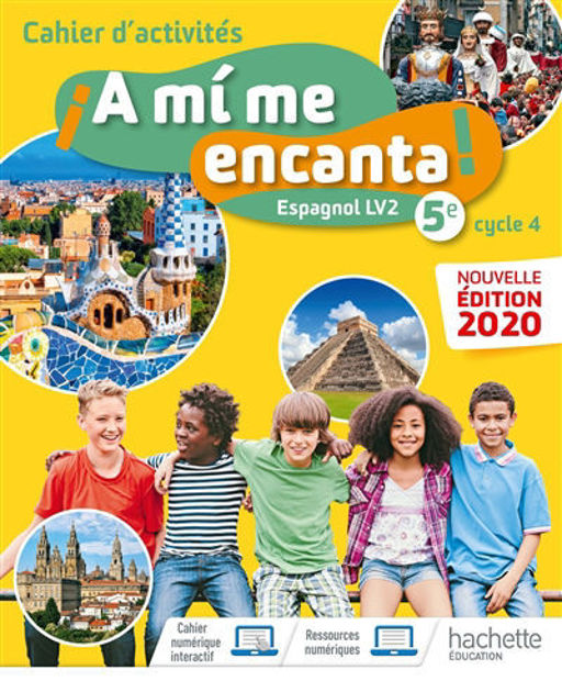 Image de A mi me encanta !, 5e, A1-A2 : espagnol LV2 : cahier d'activités - EDITION 2020
