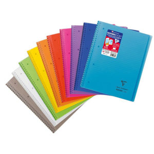Image de KOVERBOOK - Cahier A4+ spiral protège-cahier tout en 1  160 pages  - ligné + marge