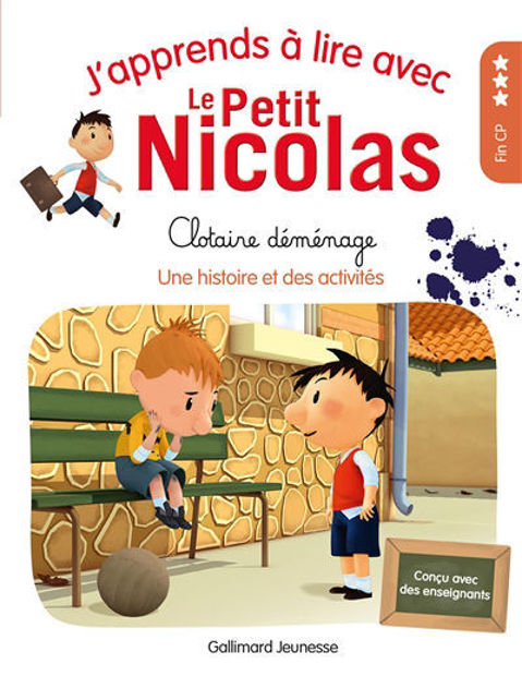 Image de J'apprends à lire avec le Petit Nicolas Clotaire déménage : une histoire et des activités : fin CP