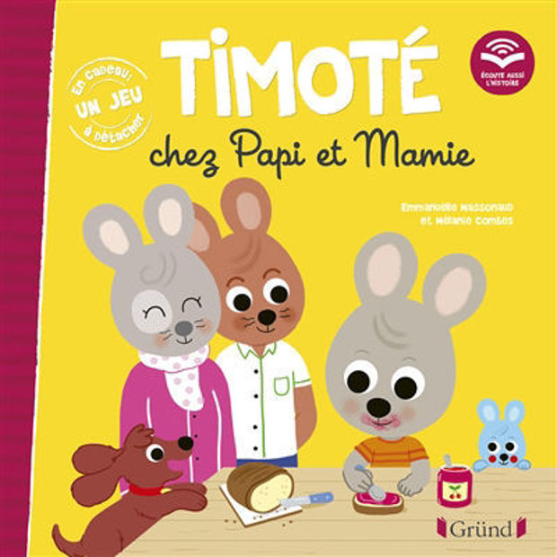 Image de Timoté chez Papi et Mamie