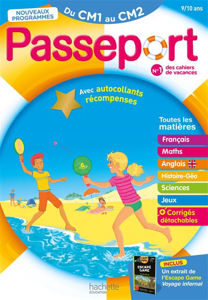 Image de Passeport du CM1 au CM2, 9-10 ans : toutes les matières : nouveaux programmes