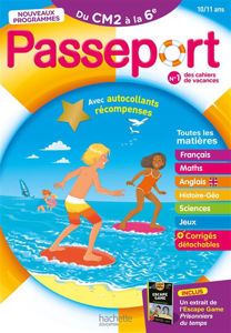Image de Passeport du CM2 à la 6e, 10-11 ans : toutes les matières : nouveaux programmes