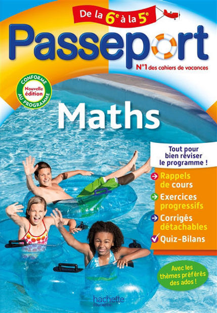 Image de Passeport Maths, de la 6e à la 5e : conforme au programme