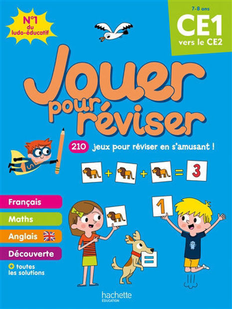 Image de Jouer pour réviser, CE1 vers le CE2, 7-8 ans : 210 jeux pour réviser en s'amusant !