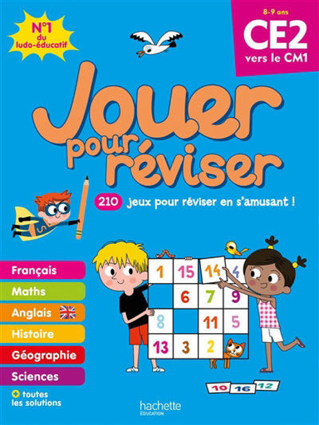 Image de Jouer pour réviser, CE2 vers le CM1, 8-9 ans : 210 jeux pour réviser en s'amusant !