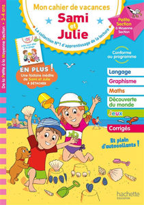 Image de Mon cahier de vacances Sami et Julie : petite section à moyenne section, 3-4 ans : conforme au programme