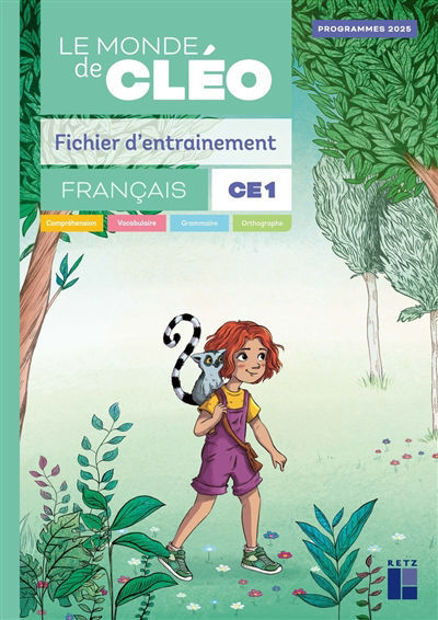 Image de Le monde de Cléo, français CE1 : fichier d'entraînement : programmes 2025
