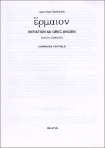 Image de Initiation au grec ancien - corrigés partiels